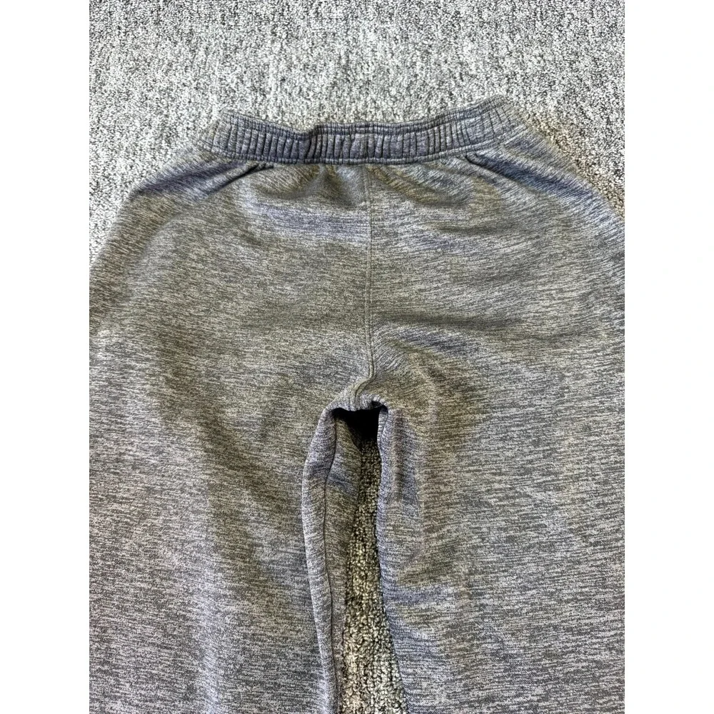 Adidas Climawarm Sweatpants Mens Small Heather Gray Logo Fleece Lined Athletic